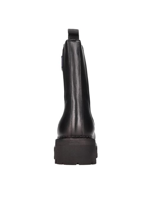 Stivaletti in pelle ed elastico TOMMY JEANS | EN0EN02298NERO